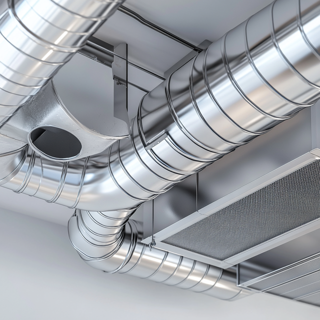How to connect ductwork to vent