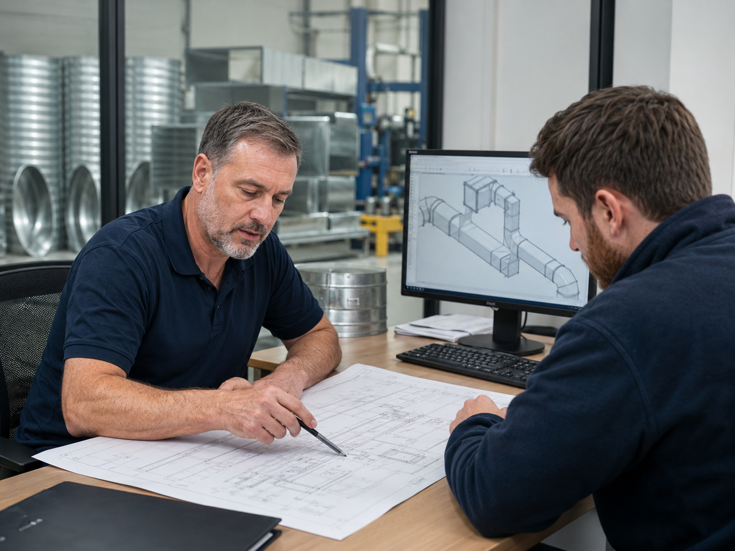 Ducting Supplies technical support team