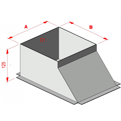 Two Way Rectangular Offset Ducting Rectangular Ducting - Ducting Delivered – Ducting Supplies